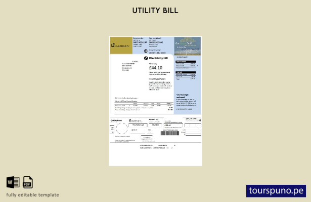 lista para imprimir plantilla de factura de servicios públicos de electricidad 9
